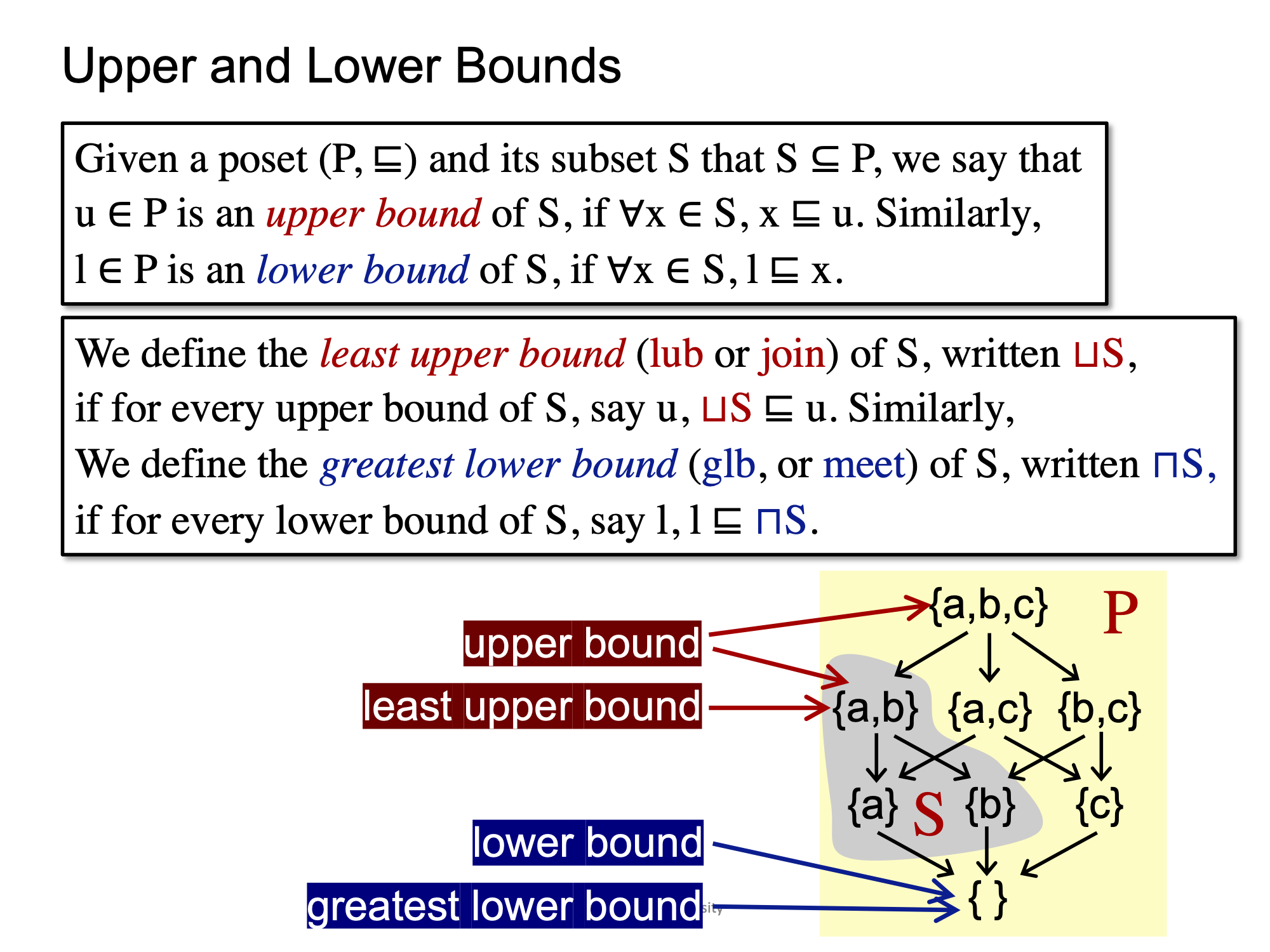 Upper and Lower Bounds